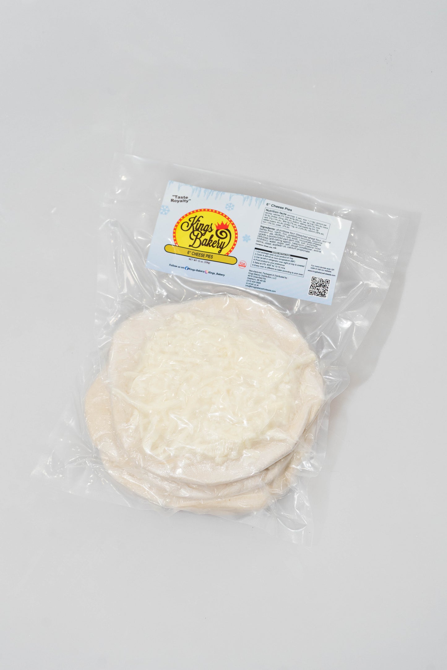 6” Frozen Cheese Manaeesh Flatbread (3pcs)