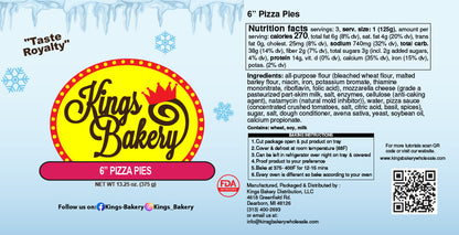 6” Frozen Pizza Manaeesh—Flatbread Pizza (3pcs)