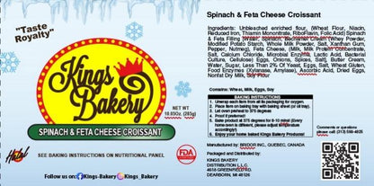 Spinach and Feta Cheese Croissant(2pcs)