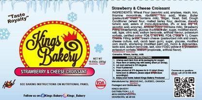 Strawberry and Cream Cheese Croissant(2pcs)